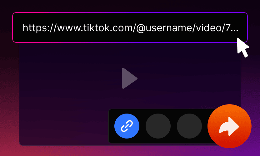 Copy the TikTok Video URL